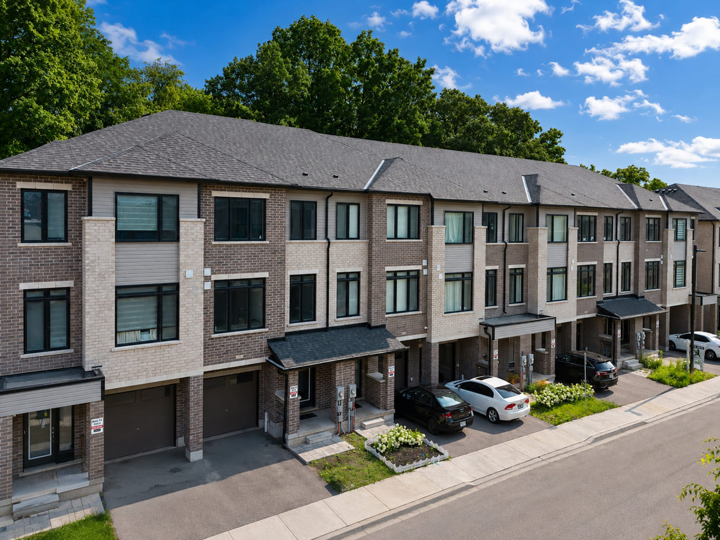 Drone aerial photo of a Brantford listing